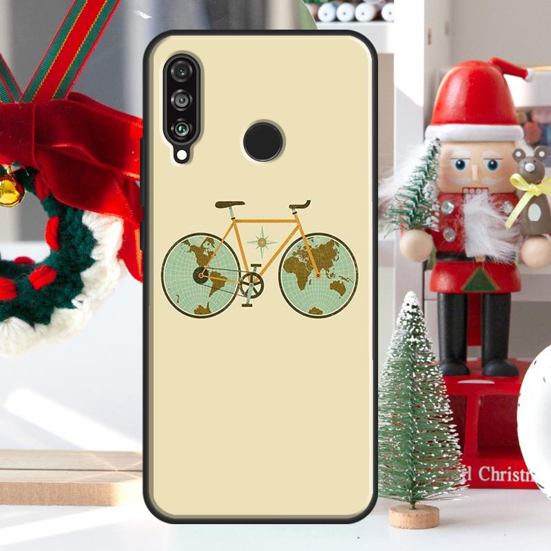 Bike Cycling Art For Huawei Honor 50 X9 X8 X7 Magic4 Pro P50 P20 P40 P30 Lite P Smart Z 2021 Nova 5T Case