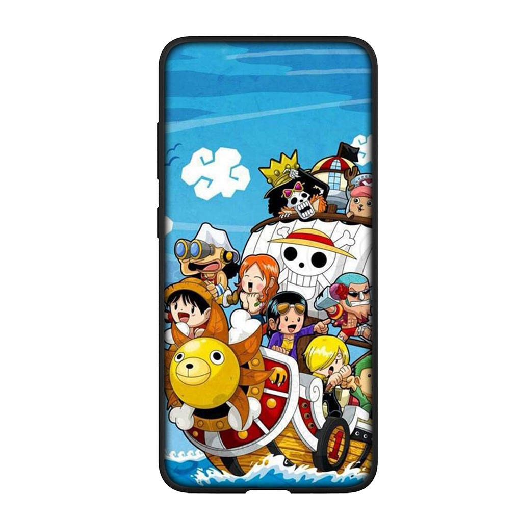 For Samsung Galaxy S24 S23 iPhone 16 15 14 Xiaomi Redmi Note 13 12 11 10Plus 9 Pro Max X XR Phone Case Lovely Nami One Piece Luffy OPPO Huawei Cover