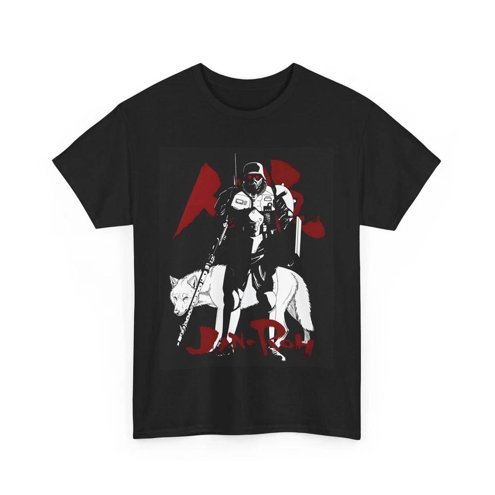 Anime JinRoh The Wolf Brigade Black T Shirt S