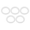 5Pack Espresso Machine Brewing Head Seals Silicone Sealing Gasket Espresso Machine Seal Rings Suitable for Coffee Makers