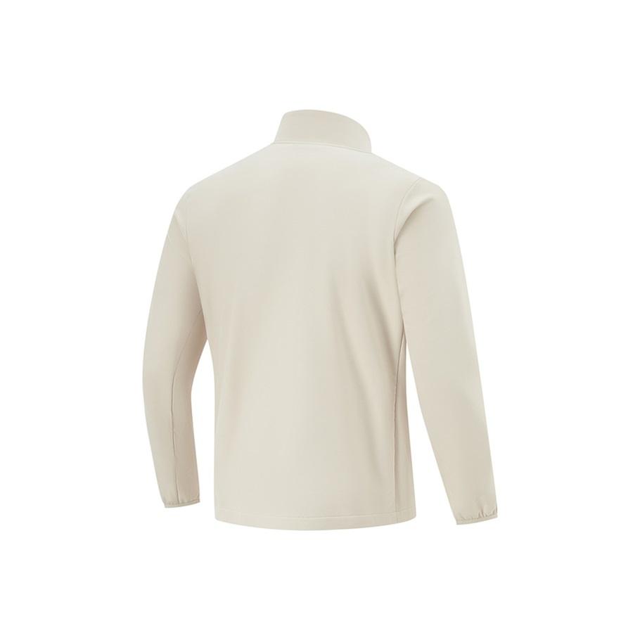 Li Ning Fleece Sports Casual Fitness Stand Collar Zip Jacket Men Jacket ASJKC35-3