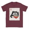 Men Funny Grumpy Frog Ramen Kawaii Ink Painting Japanese T Shirt  Cotton Clothing Funny Short Sleeve Round Collar Tees TShirts
