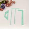 1set Multi-Functional Ruler DIY Journal Scrapbook Cover Making Kit Book Binding Positioning School Supplies