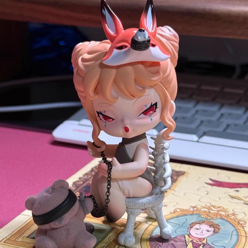 DoDo Sugar Nami Vierte Generation Albtraum Nuklear Serie Tide Play Blind Box Handgefertigte Puppe 4. Generation Schreibtischdekoration Perfektes Geschenk