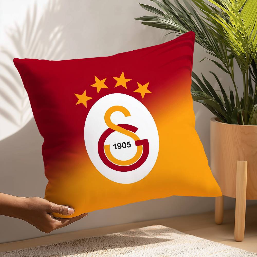 Cool G-Galatasaray 1905s Povlak na polštář Čtvercový Oboustranný potisk Pouzdro na polštář Pro pohovku Domácí dekorace ložnice Dárek