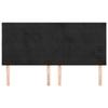 VidaXL Headboards 4 Pcs Black 80x5x78-88 Cm Velvet3116528