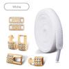 Gold Diamond buckle Shoelaces without ties Elastic Laces Sneakers Tennis No Tie Shoe laces Flat Shoelace for Shoes accessories