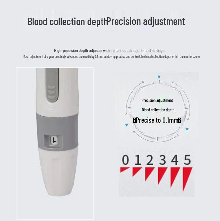 TCM Universal Blood Glucose Lancet Pen - Huahong Powder Lancets