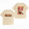 One Piece Tony Tony Chopper Print Tshirt Casual Short Sleeve Cotton Anime Streetwear Unisexs Tshirt
