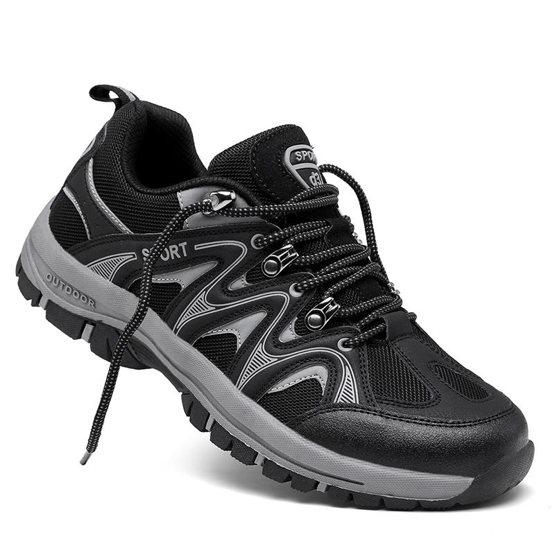 Fashion Outdoor Hiking Shoes Men's Waterproof, Anti Slip, Wear-resistant Hiking Shoes Breathable and Shock-absorbing Sports Shoes Sales