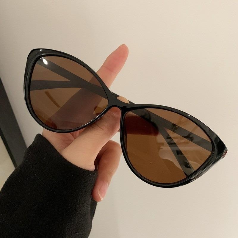 

1/2 шт. Корейские солнцезащитные очки «Кошачий глаз», легкие, защита от УФ, ретро-модные, для стильных женщин