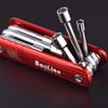 5-12mm Folding Socket Wrench Set, Aluminum Alloy Handle Household Socket Wrench Combination Tool