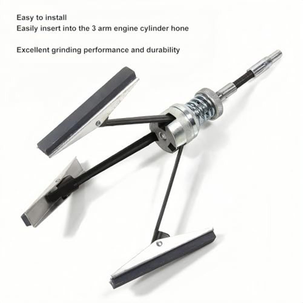 3Pcs Car Engine Cylinder Hone Stone Set 3 Arm Cylinder Honing Stones Tool Automotive Maintenance Manual Tools