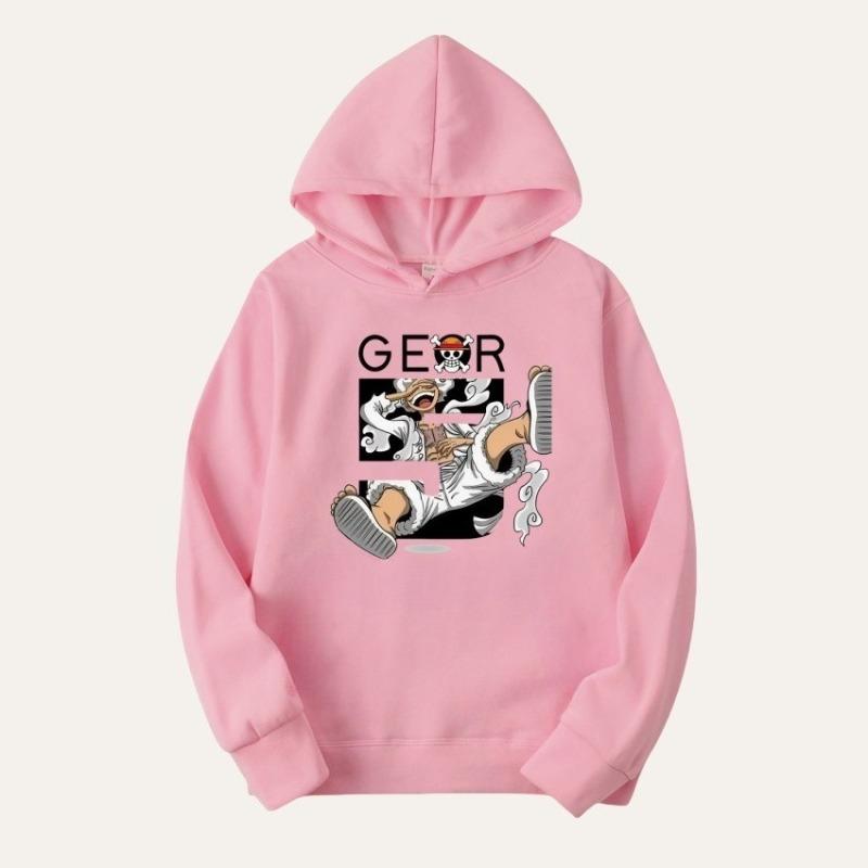 Winter Children's Clothing New Luffy Japanese Manga Anime Children's Fashionable Printed Simple Hoodie