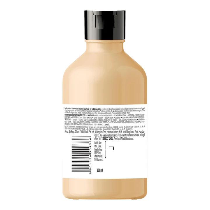L'Oréal Professionnel Absolut Repair Shampoo for Dry & Damaged Hair - 300ml | Professional Shampoo for Strengthening and Repairing Hair