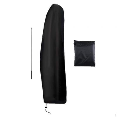 Umbrella Cover Rain for Patio Table with Push Rod Garden Covers Durable Storage Bag