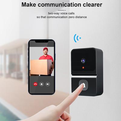 Bezdrátový zvonek WiFi Venkovní HD kamera Zabezpečení Video Zvonek Noční Vidění Interkom Změna hlasu pro domácí monitor Dveřní telefon