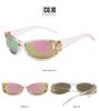 Fashion Butterfly Design Polarized Sunglasses Trendy Wrap Around Uv400 Protection Sports Sun Glasses  Shades For Women