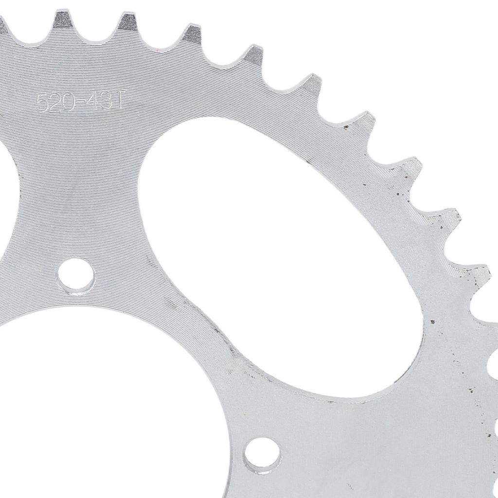 37T 428 Rear Chain Sprocket 52mm Steel Rear Drive Sprocket Cog Replacement for DIY Motorcycle ATV Karting