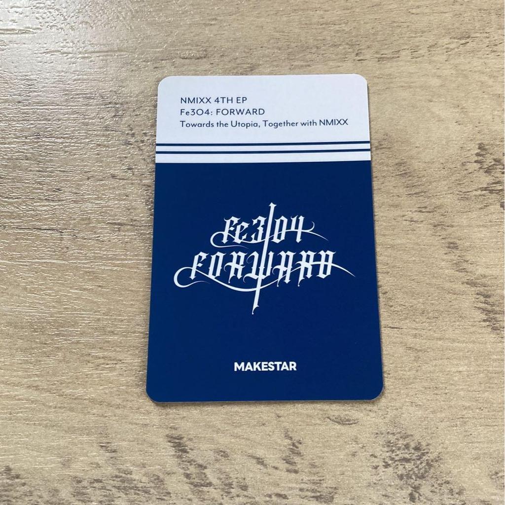 [USED] NMIXX makestar Sailor Winners Only Trading Card Lily Gyujin