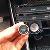 Silver Engine Button Knob Switch Decor Cover Fits For Jaguar XF XE F-Pace16-19