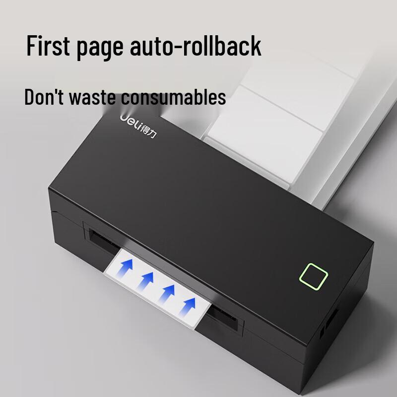 Deli GE410 108mm Thermal Label & Waybill Printer - USB CN plug (adapter included)