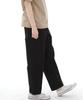 Seinteukeulu Wide Ankle Drop Fatigue Pants Waf-319 Black