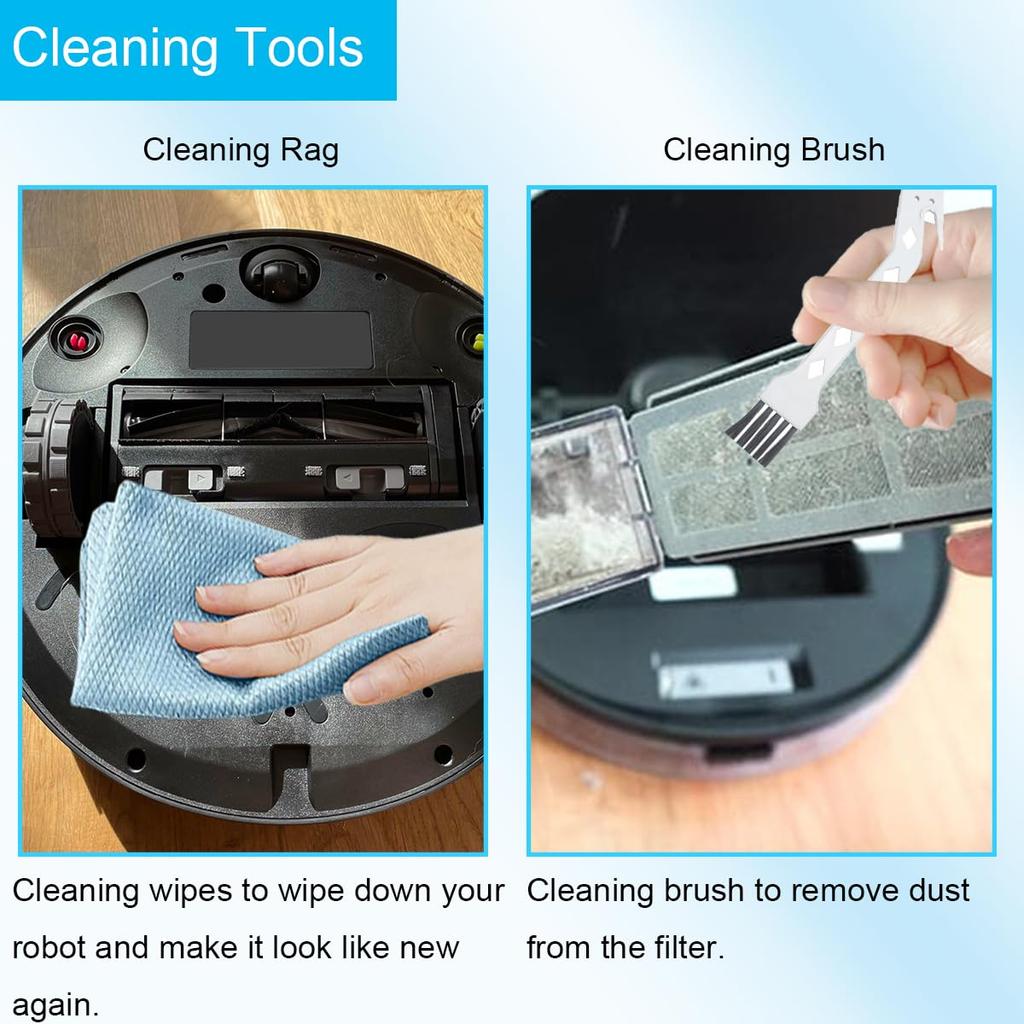 Worek do odkurzacza EATBALE kompatybilny z workiem na kurz Ecovacs Deebot T10 kompatybilny z robotem ssącym Ecovacs Deebot X1 Plus o dużej pojemności