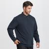 DIBINZE Men's Plus Size Long Sleeve Polo Shirt