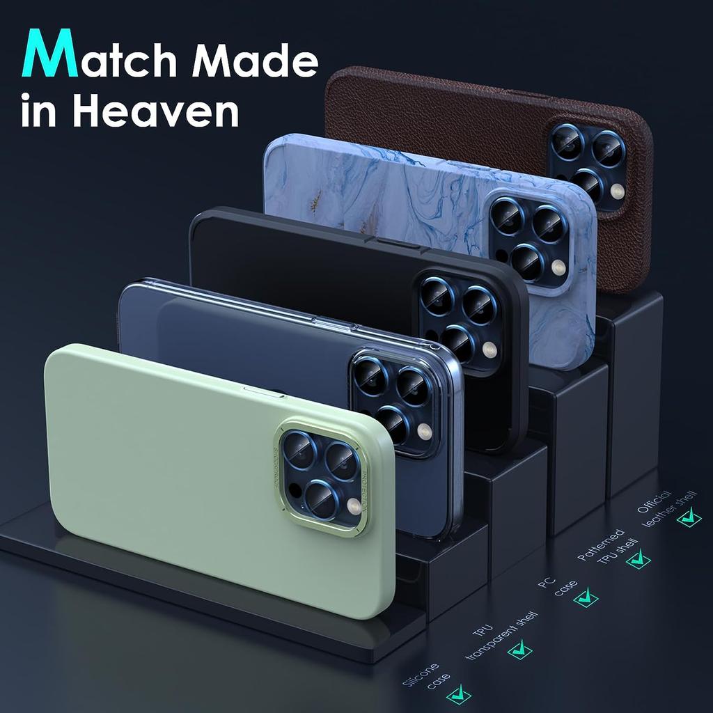 Iphone Camera Protector For Lens 15 Pro Max 14 Plus 13 Iphone15 14pro 15pro 15plus Tempered Glass Protection Cover