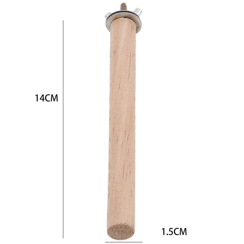 10/14/20//25cm Parrot Pet Raw Wood Hanging Stand Rack Toy Parakeet Hamster Branch Perches Bird Cage Accessories