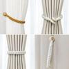 1 Pair Boho Style Braid Curtain Straps Fashion Curtain Buckle Magnetic Curtain Tieback  Decoration