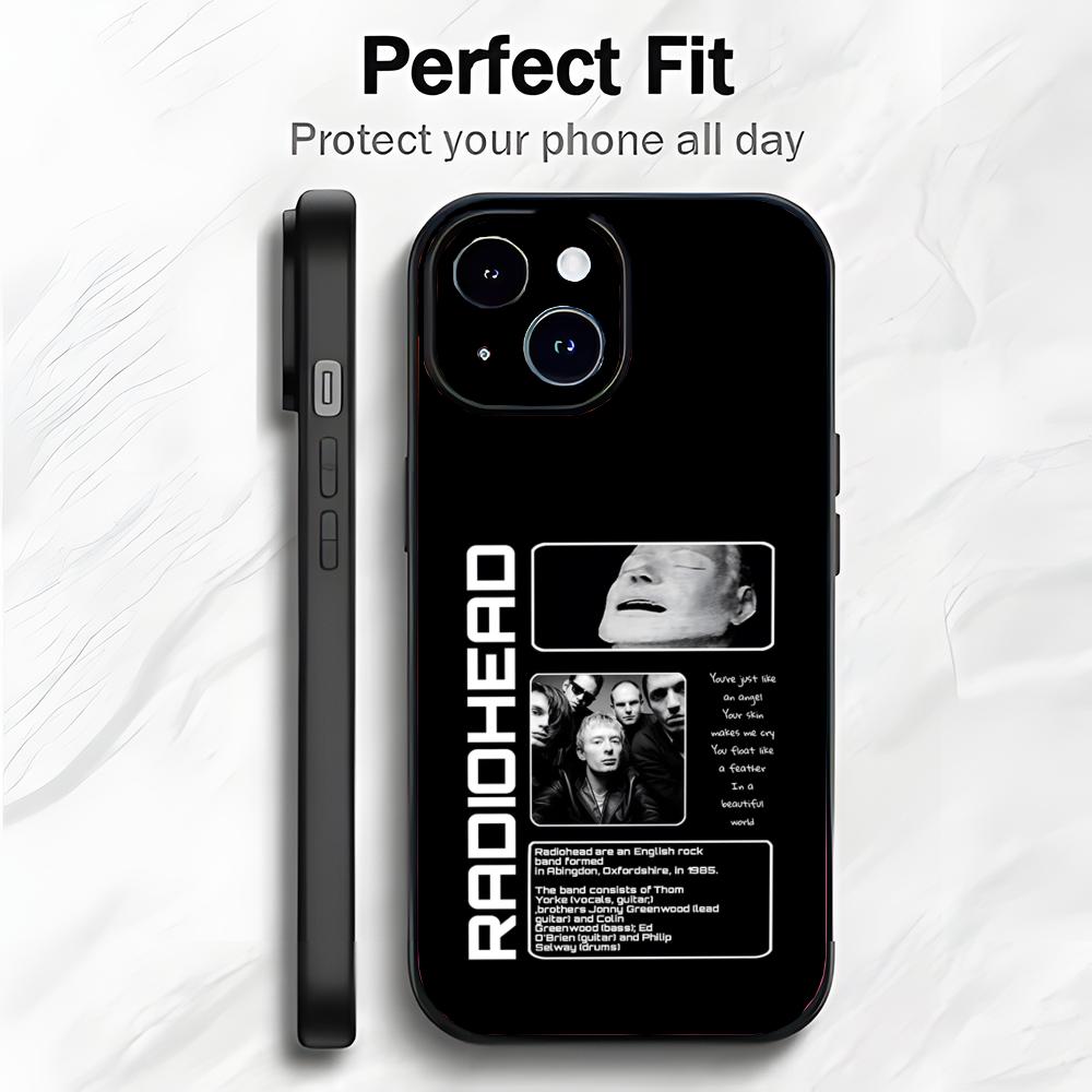 

Alternative British Band R-Radiohead Phone Case Phone Case Soft Packaging Lightweight For iPhone17 16 15 14 13ProMax iphone12promax