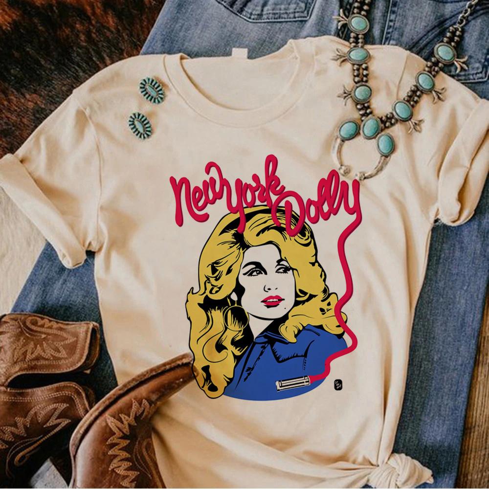 

Dolly Parton t shirt women Y2K graphic Japanese t shirt girl comic anime Japanese clothes 4XL