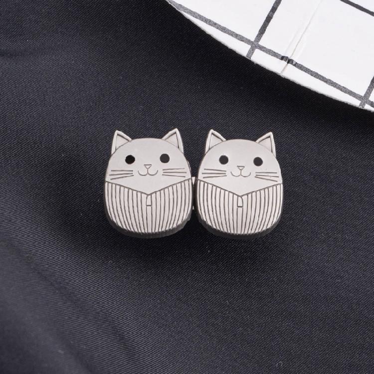 4 Pairs Jeans Button Pins No Sewing Required Trousers Waist Tightener Lovely Cats Waist Buckles Trouser Button Pins