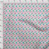 oneOone Cotton Flex Fabric Circle Geometric A  Printed Craft Fabric BTY 40 Inch
