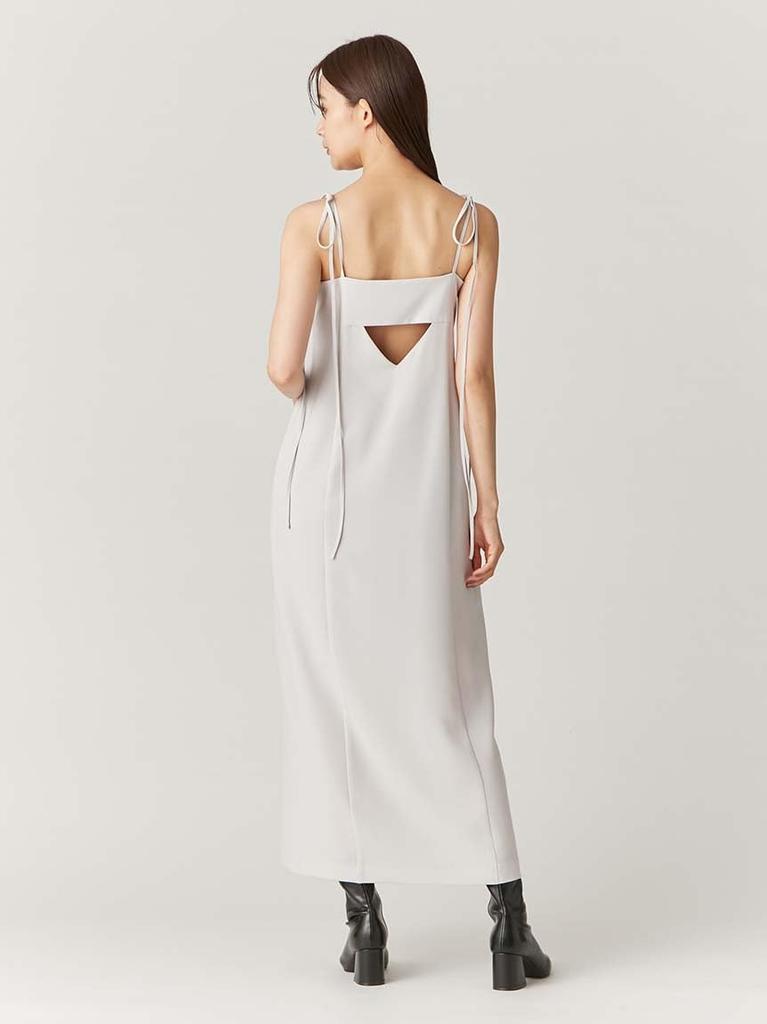 Back-open I-line Cami Dress FWFO251011LGRY1