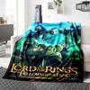 1PC The Lord of the Rings printed blanket, all season lightweight home office outdoor nap multifunctional blanket A6