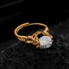 Gothic Dark Style Color Blocked Skull Ring For Men And Women Daily Charming Jewelry Gift