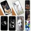 Cartoon German Shepherd Dog Phone Case For Oppo A74 A15 A80 A60 A40 A94 A54 A98 A78 A18 A38 A58 A16 A76 A96 A17 A77 A57S