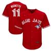 2026 Toronto Blue Jays 27 Baseball Jersey Loose Fit Button-Up Short Sleeve V-Neck Cotton Shirt Men