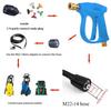 Pressure Washer Water Gun for Car Clean Hose Connector For Karcher Nilfisk Bocsh Quick connect nozzles For Car Wash Accessories