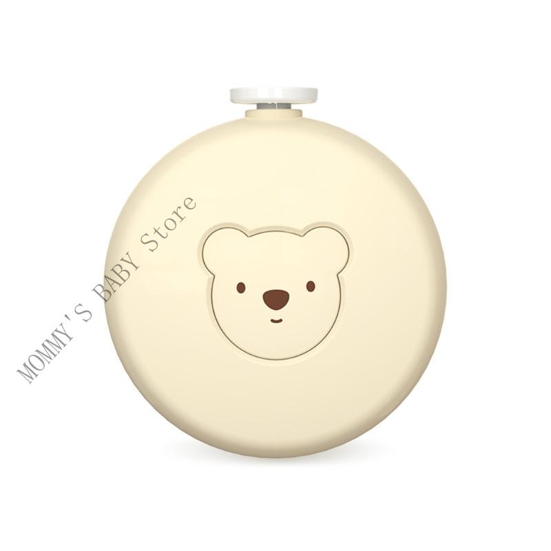 Baby Nails Care Tool Electric Nails Trimmer Grinder 6 Grinder Heads Grip Nails Filer Grinder With Storage Case бежевый