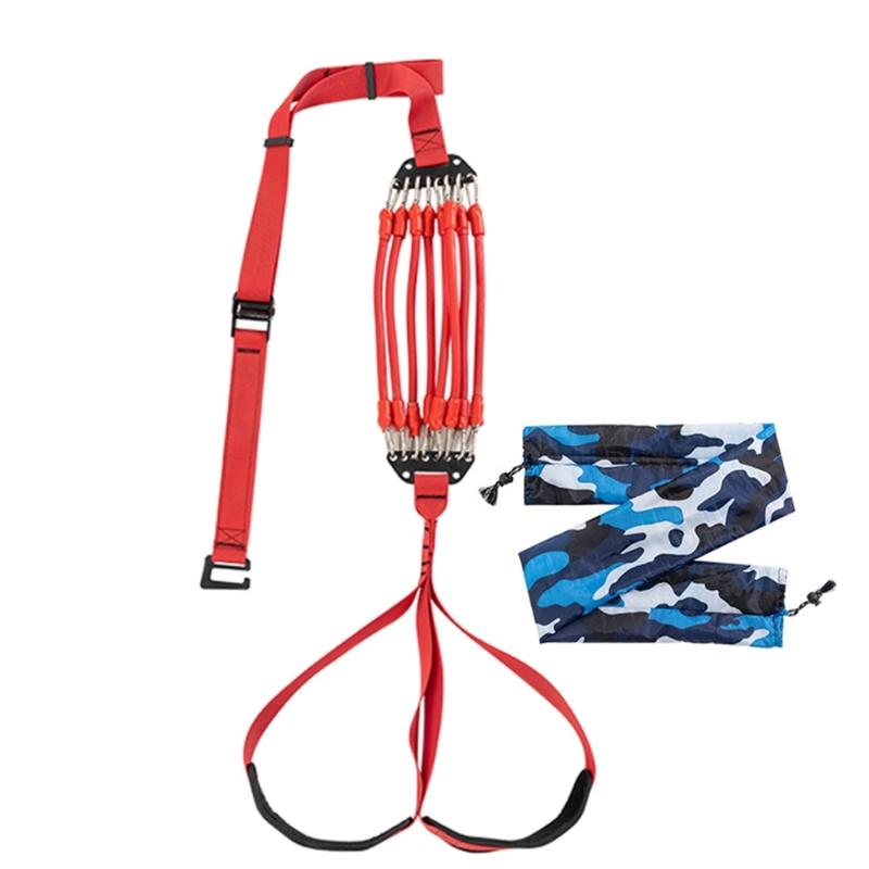 Pull Up Assistance Band, 240LB Pull Up Band Resistance Band for Pull Up Working Out with Feet Rest, Pull Up Bar Bands красный