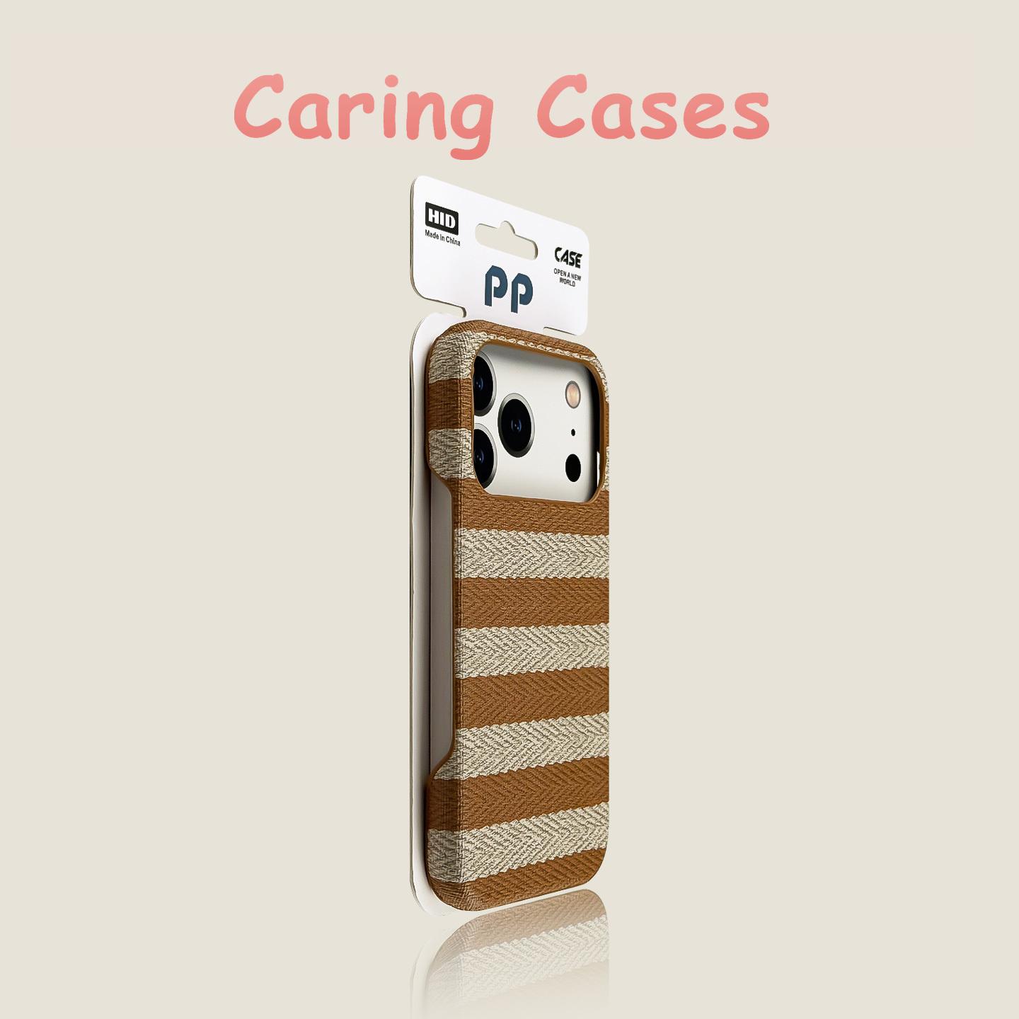 

For iPhone 17 Pro Max Case Blue Striped Fabric Creative Minimalist Hard Premium Cover Compatible with iPhone 16 15 14 13 12 11 iPhone 12 Pro Max коричневий