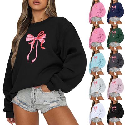 Damen-Sweatshirt mit Farbblock-Motiv, langärmelig, Rundhalsausschnitt, lässig, bequem, locker, leicht, Damen-Sweatshirt