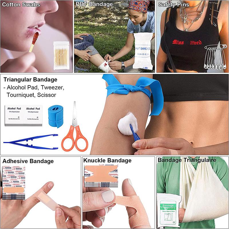 Nastro Adesivo Canalizzato Arancione Bazic – 2 Rotoli Da 30' – Kit Emergenza Campeggio