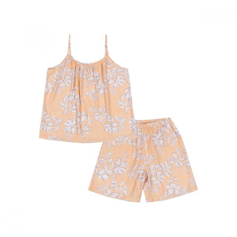 

Barbara Women S Orange Flower Pattern Pajama awp4627S pitches/85