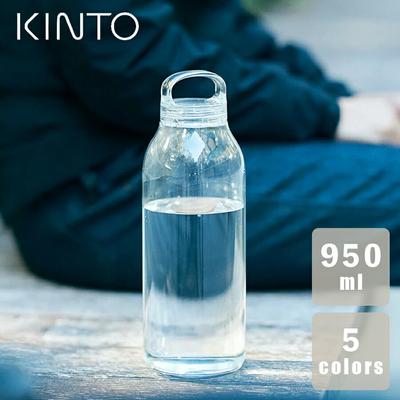 Water Bottle 950ml KINTO BPA-free Easy Clean Plastic Clear Lightweight Approximately 1L 1 Liter Womens Ladies Transparent Sports Dishwasher Safe Drink