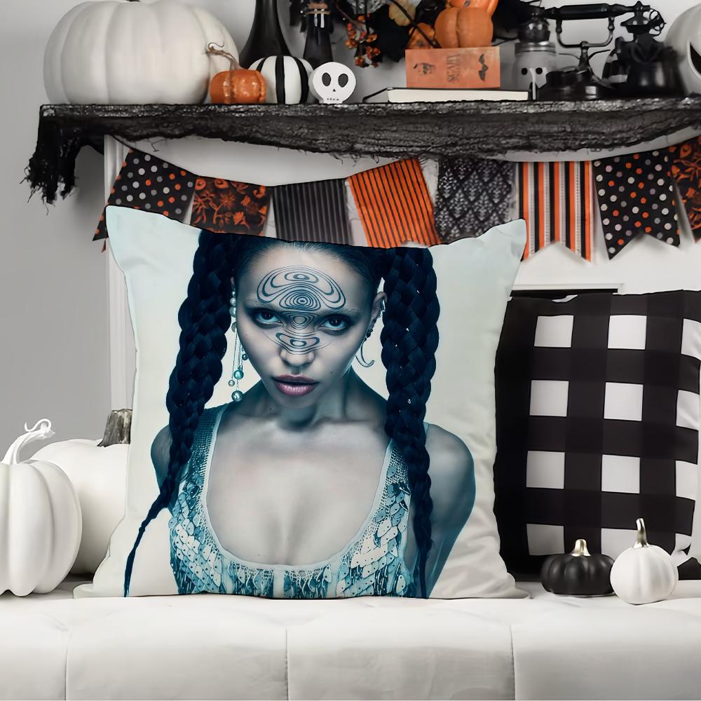 British singer F-FKA T-Twigs E-EUSEXUA Pillow Case Office Cushions Suitable For Sofa Car Bedroom Decorative Cushion Cover